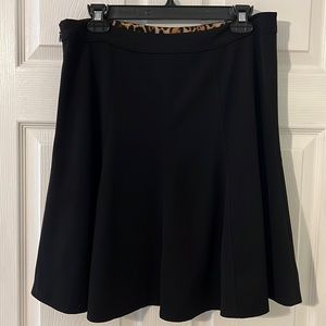 WHBM Size 10 Classic Black Skirt Career with slight flare